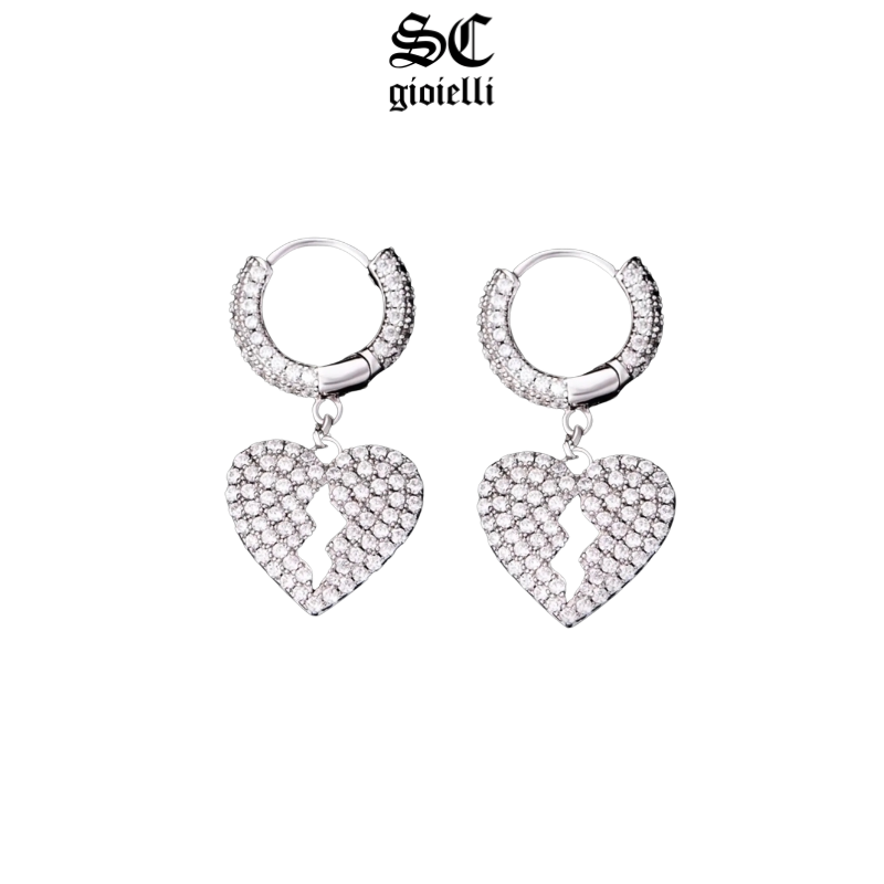 Orecchini Cuore Spezzato- S&C™
