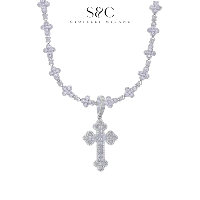 Collana Cross Pavè - S&C™