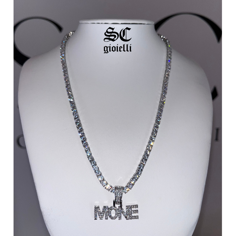 Pendente Personalizzato + Collana Tennis (corda in regalo) - S&C™