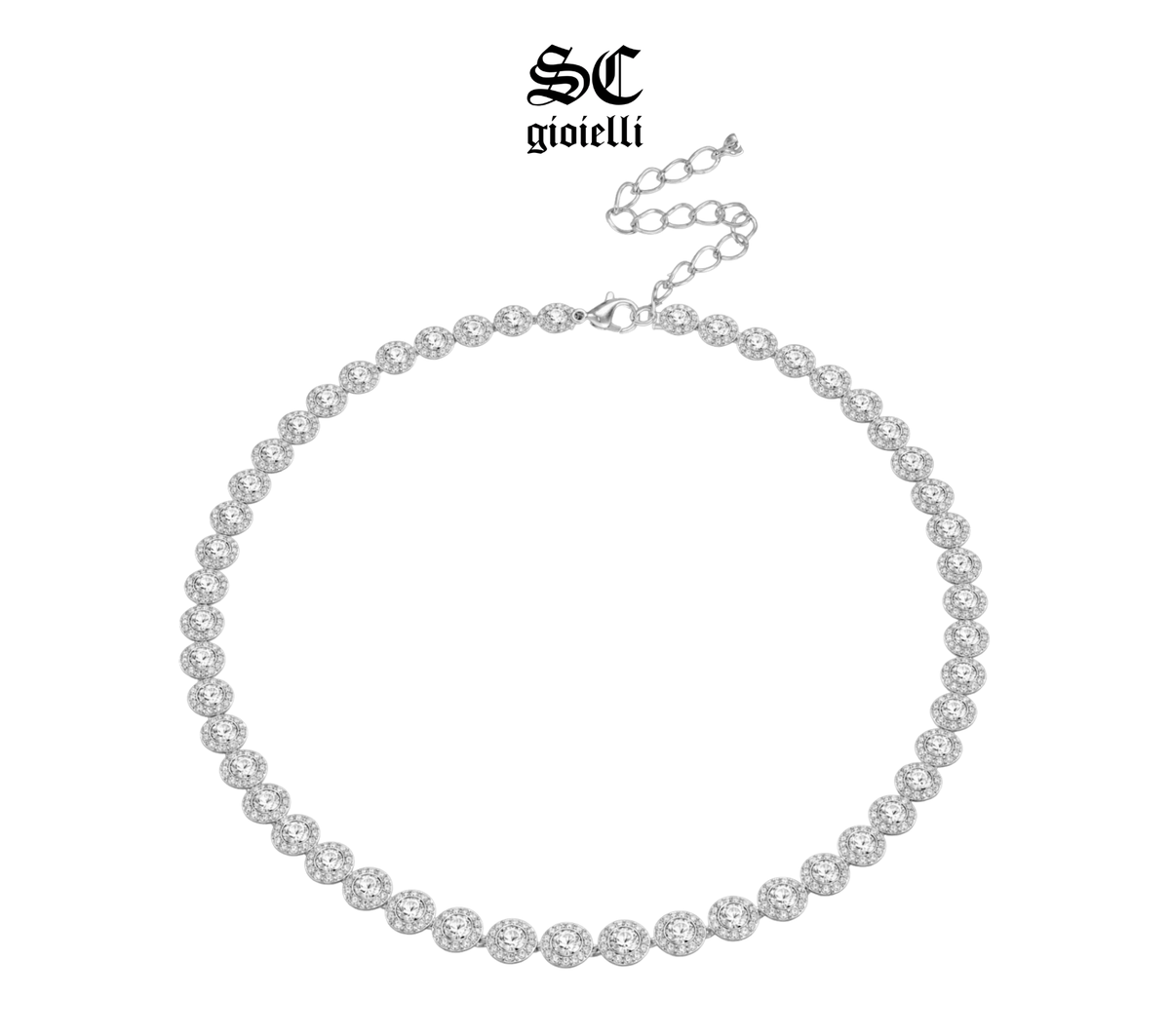 Collana Tennis "Angelic" acciao inox 316L - S&C™