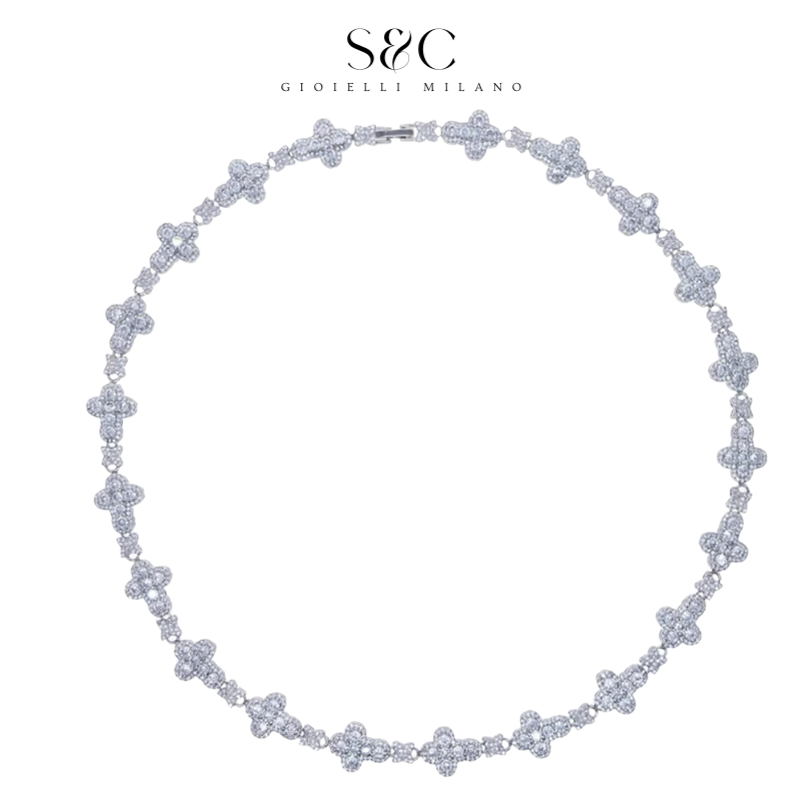 Collana Cross Pavè - S&C™