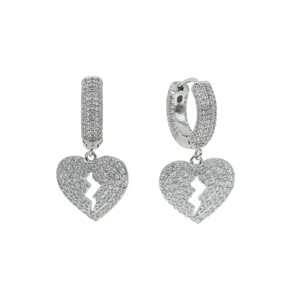 Orecchini Cuore Spezzato- S&C™