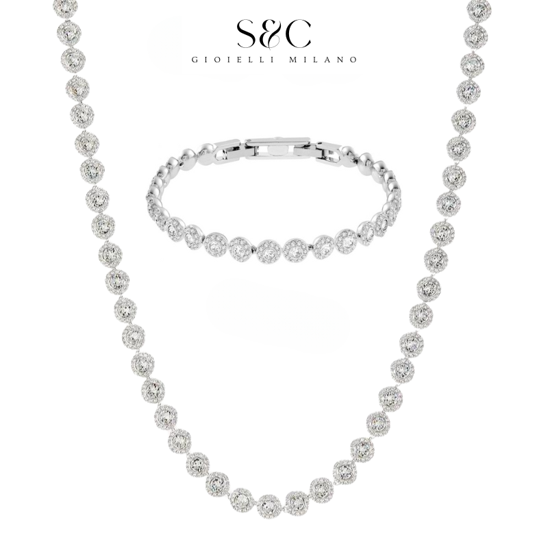 Set Tennis "Angelic" Collana | bracciale - S&C™