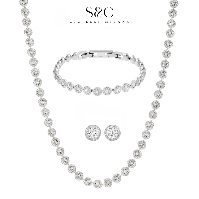 Set Tennis "Angelic" Collana | bracciale - S&C™