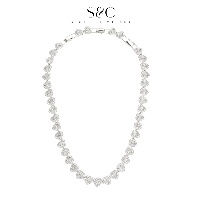 Collana Tennis "Angelic" Cuori - S&C™