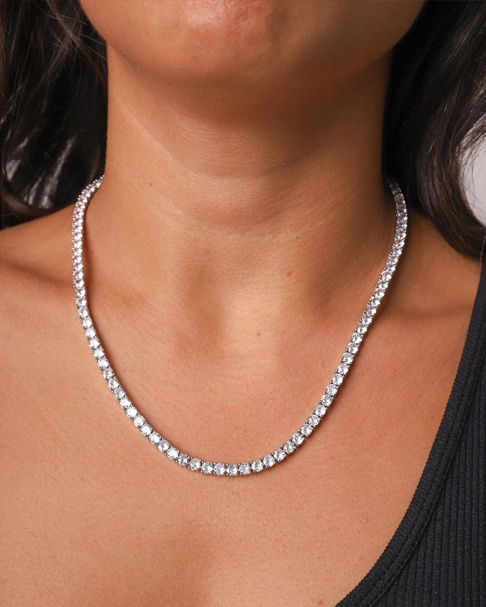 Combo: Collana Tennis 4mm + Orecchini Pavè - S&C