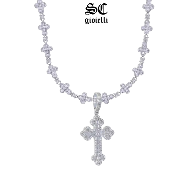 Collana Cross Pavè - S&C™