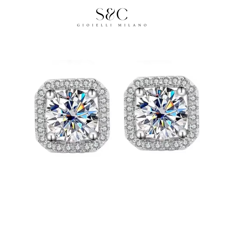 Orecchini Punto Luce Pavè - S&C™