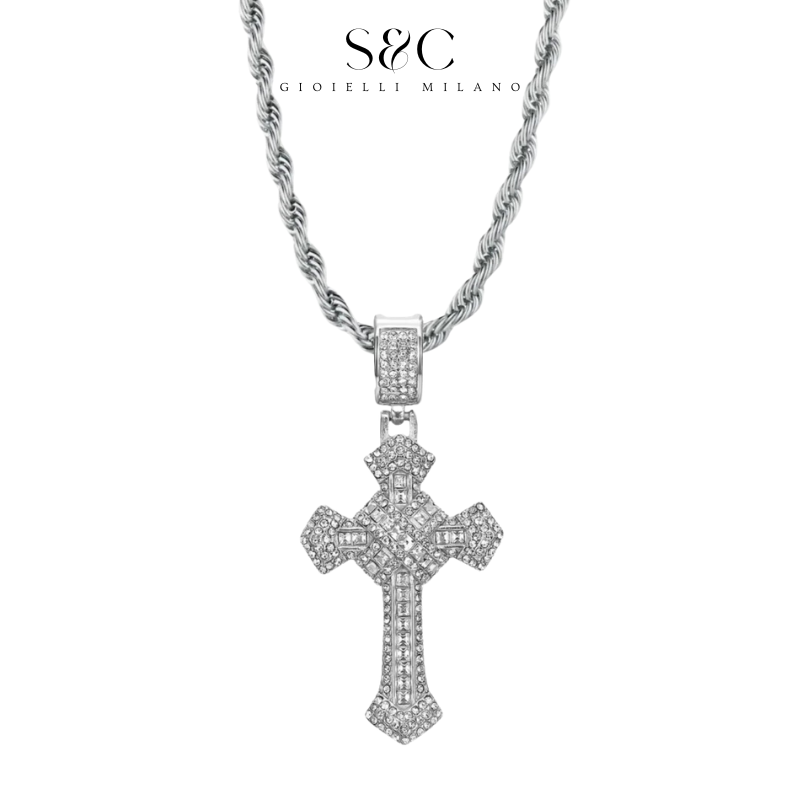 Pendente Croce Pavè - S&C™