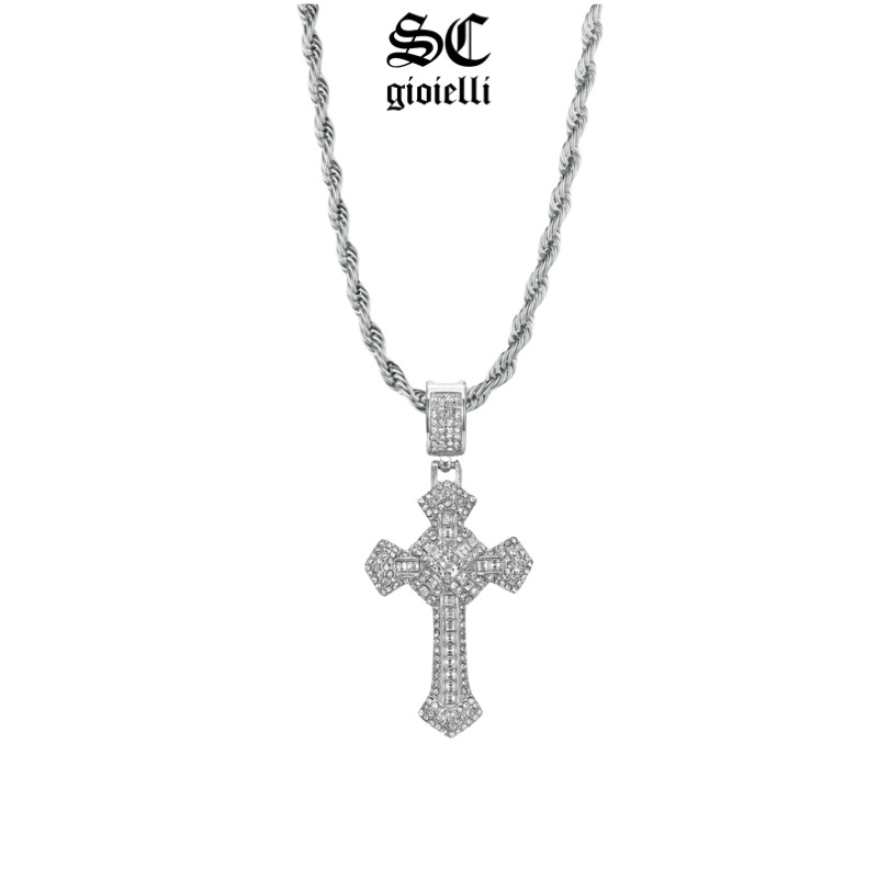 Pendente Croce Pavè - S&C™