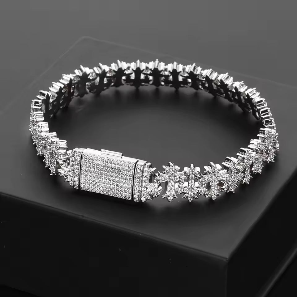Bracciale Cross Pavè  - S&C™