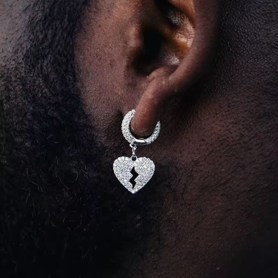 Orecchini Cuore Spezzato- S&C™